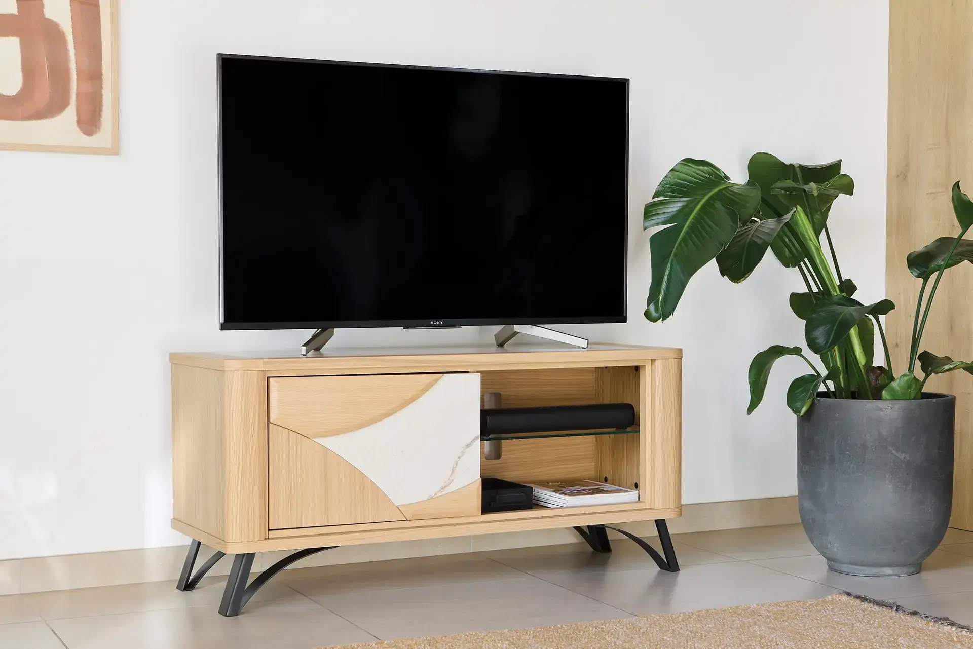 Photo meuble bas TV